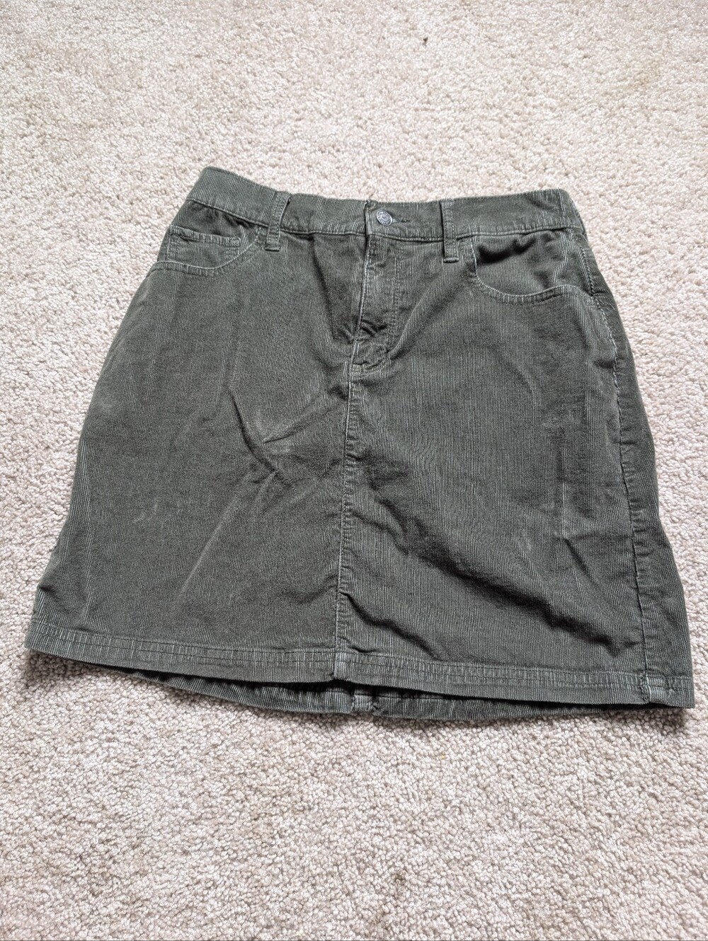 Hollister Olive Green Mini Skirt